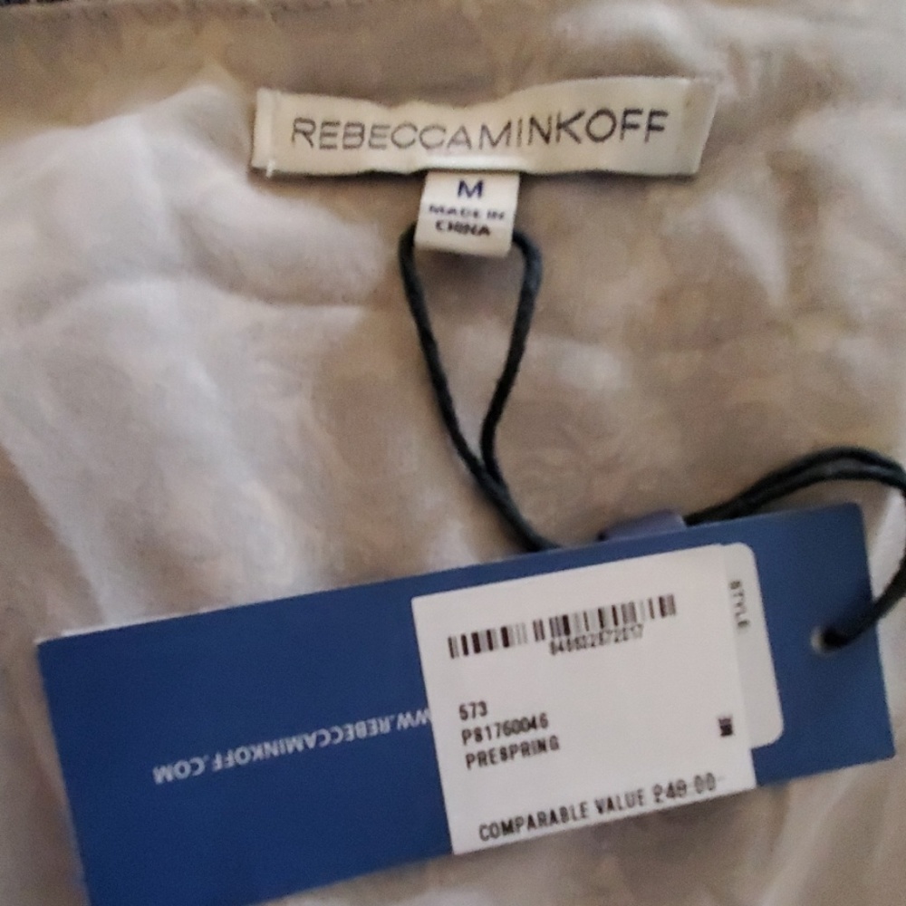 Rebecca Minkoff off the shoulders or straps, purple &  blue dress NWT - Picture 2 of 6